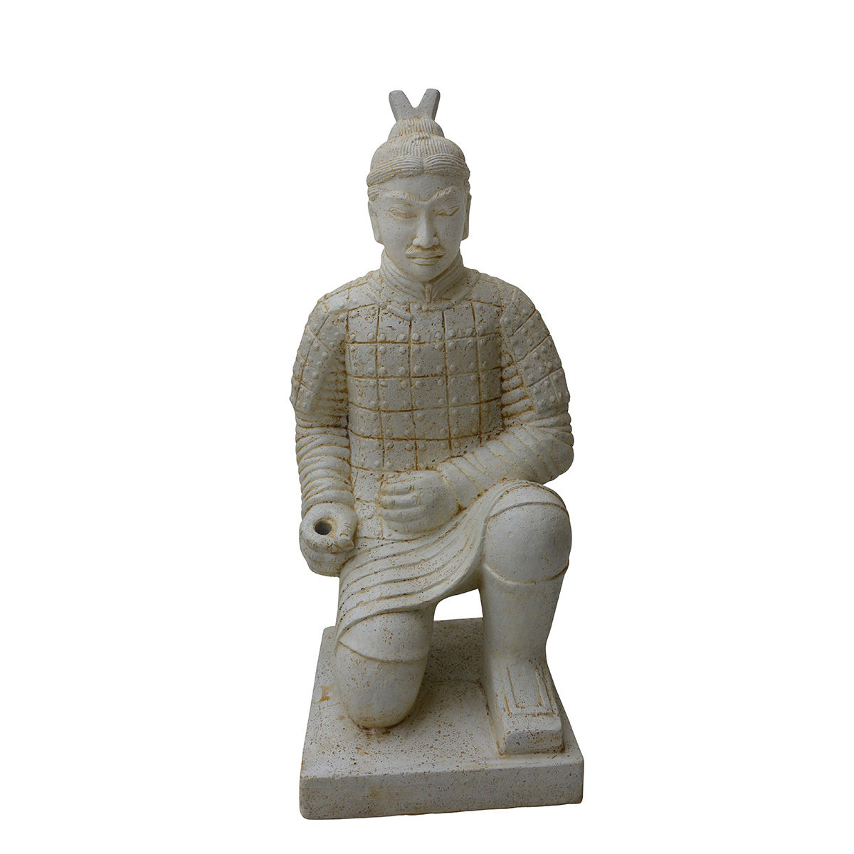 Guerrier chinois à genoux 100 cm