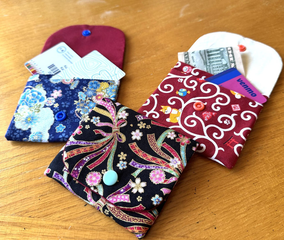 2 Pocket Card Case Sewing