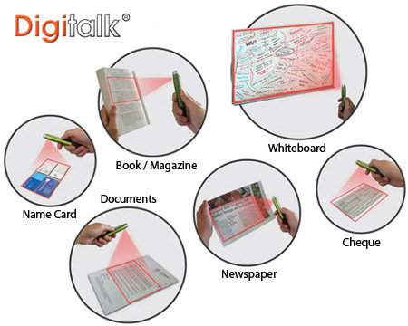 Media: Digitalk Notemark 5 in 1 2D Laser Image Capture Pen