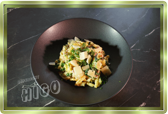 Kasespatzle mit Birne.gif