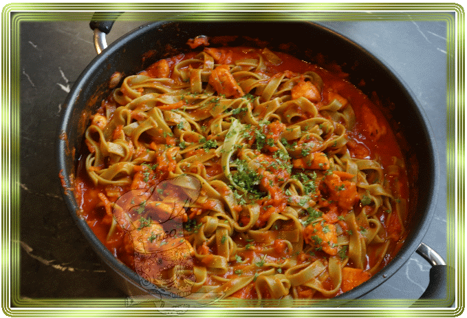 Pasta Pfanne mit Huhn.gif
