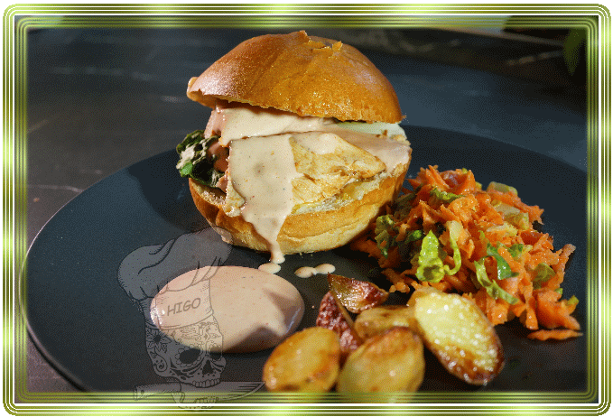 Buffalo Chicken Burger.gif