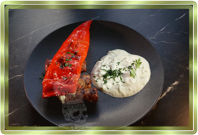 gefüllte paprika mit Tzatziki.gif
