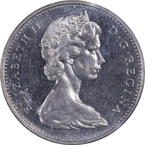 1966 Canada 5 Cent ICCS MS-65 Cameo | St. George Auctions