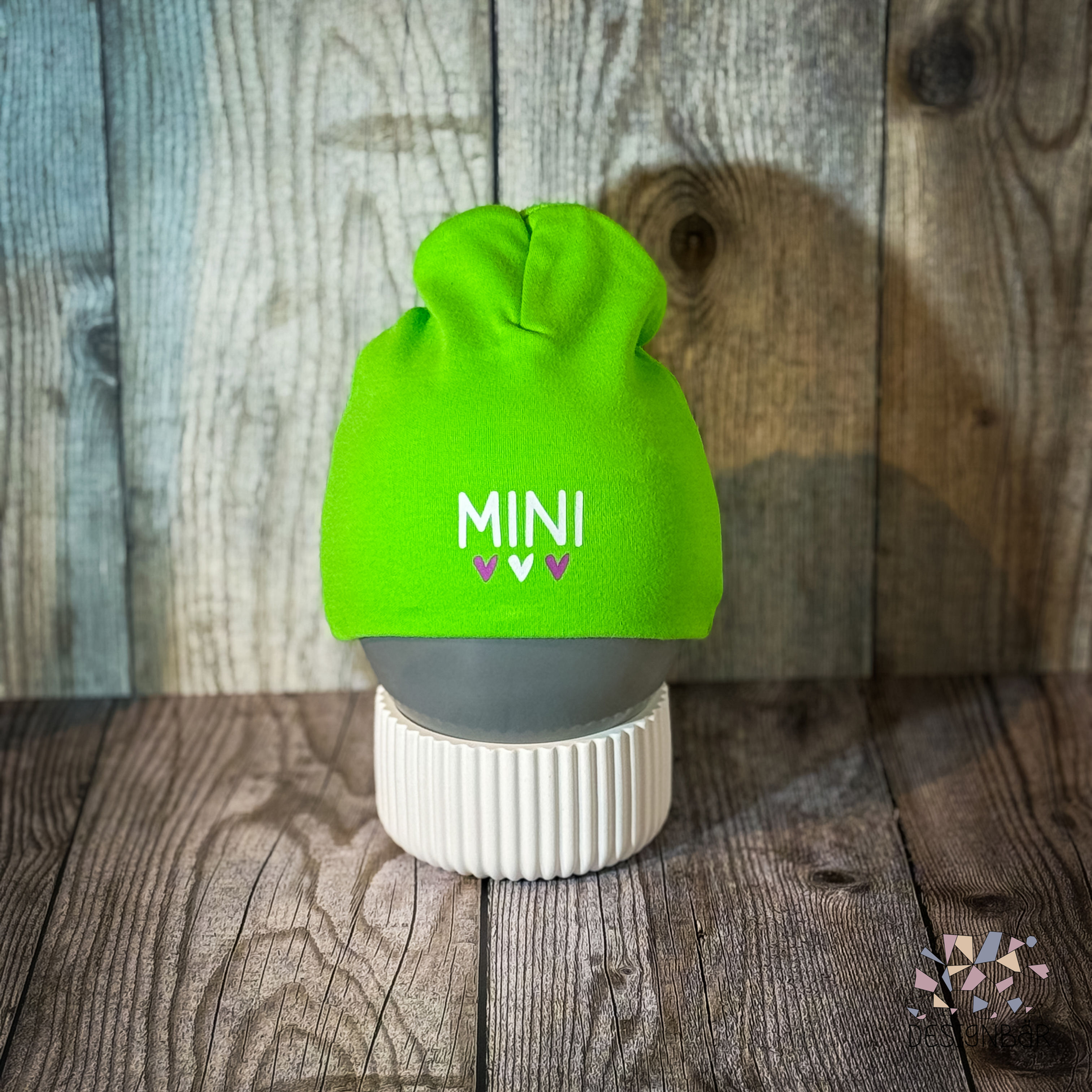 Babymütze Hellgrün - "MINI"