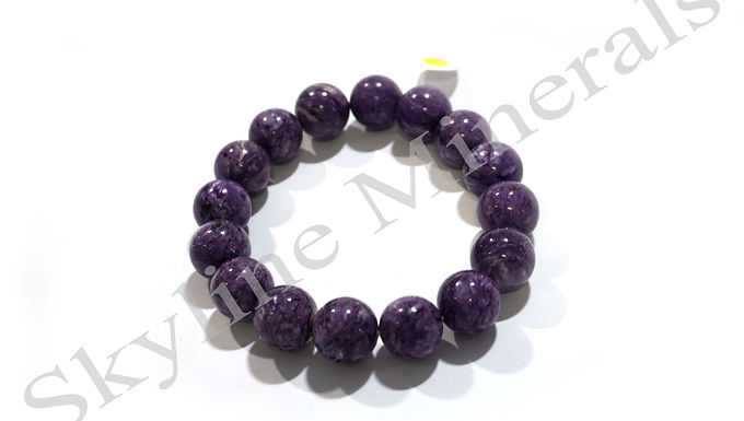 Charoite round bracelets (Grade AA)
