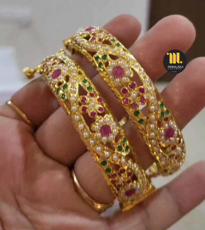 Jadau Bangle Openable