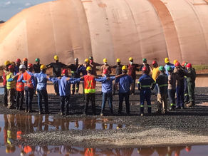 Cooper-Rubi reaaliza treinamento com as equipes de brigadas de incêndio...