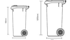 240L Waste Bins