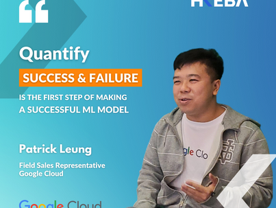 【Speaker Highlight】Patrick Leung, Field Sales Representative, @Google Cloud Platform