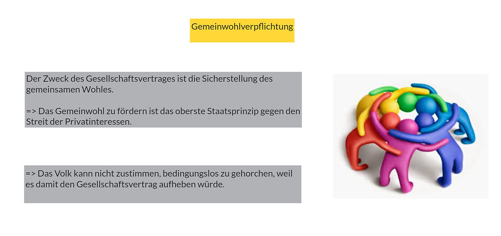 Gemeinwohlverpflichtung bei Rousseau