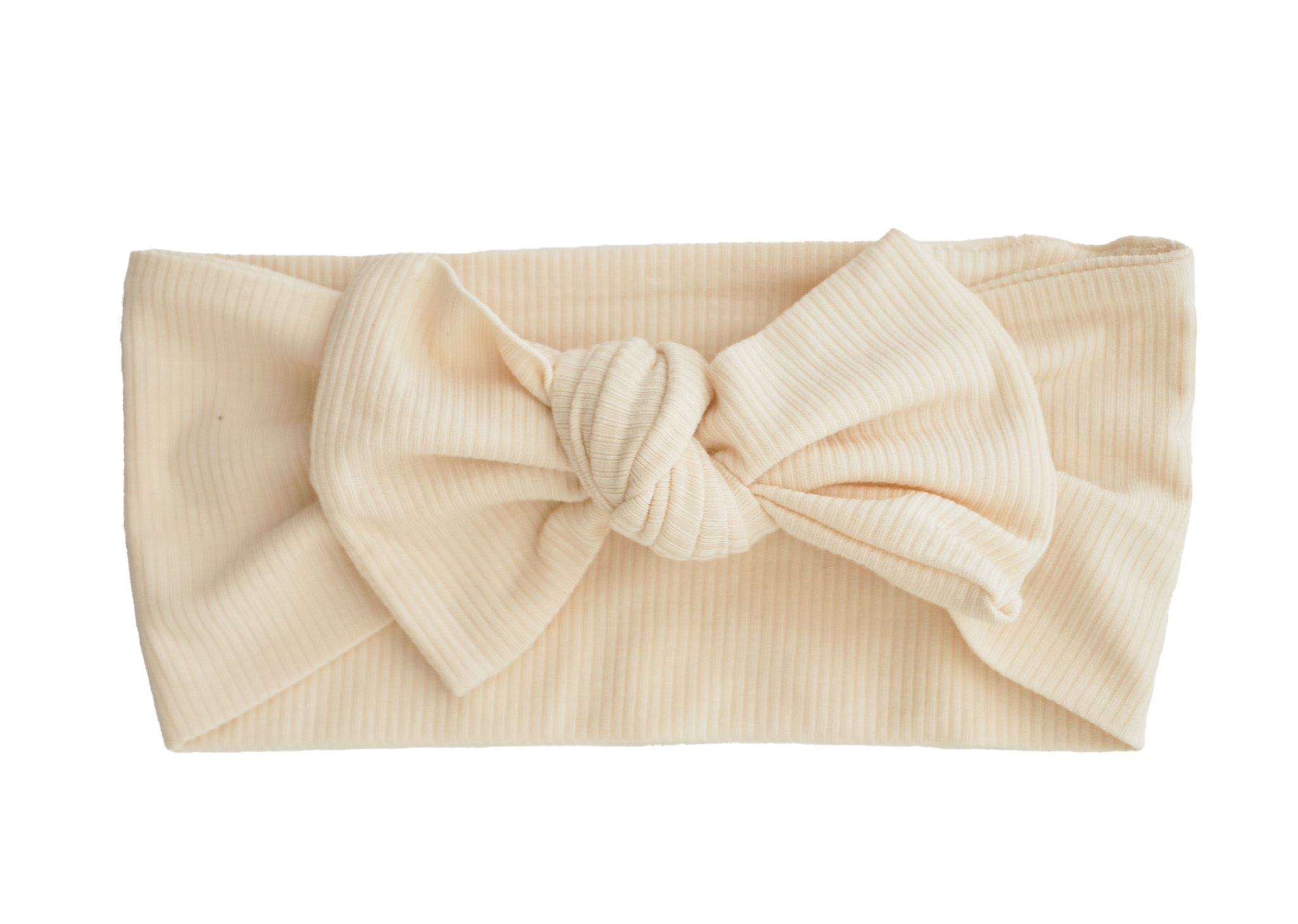 Luvsie Bow Ivory Rib
