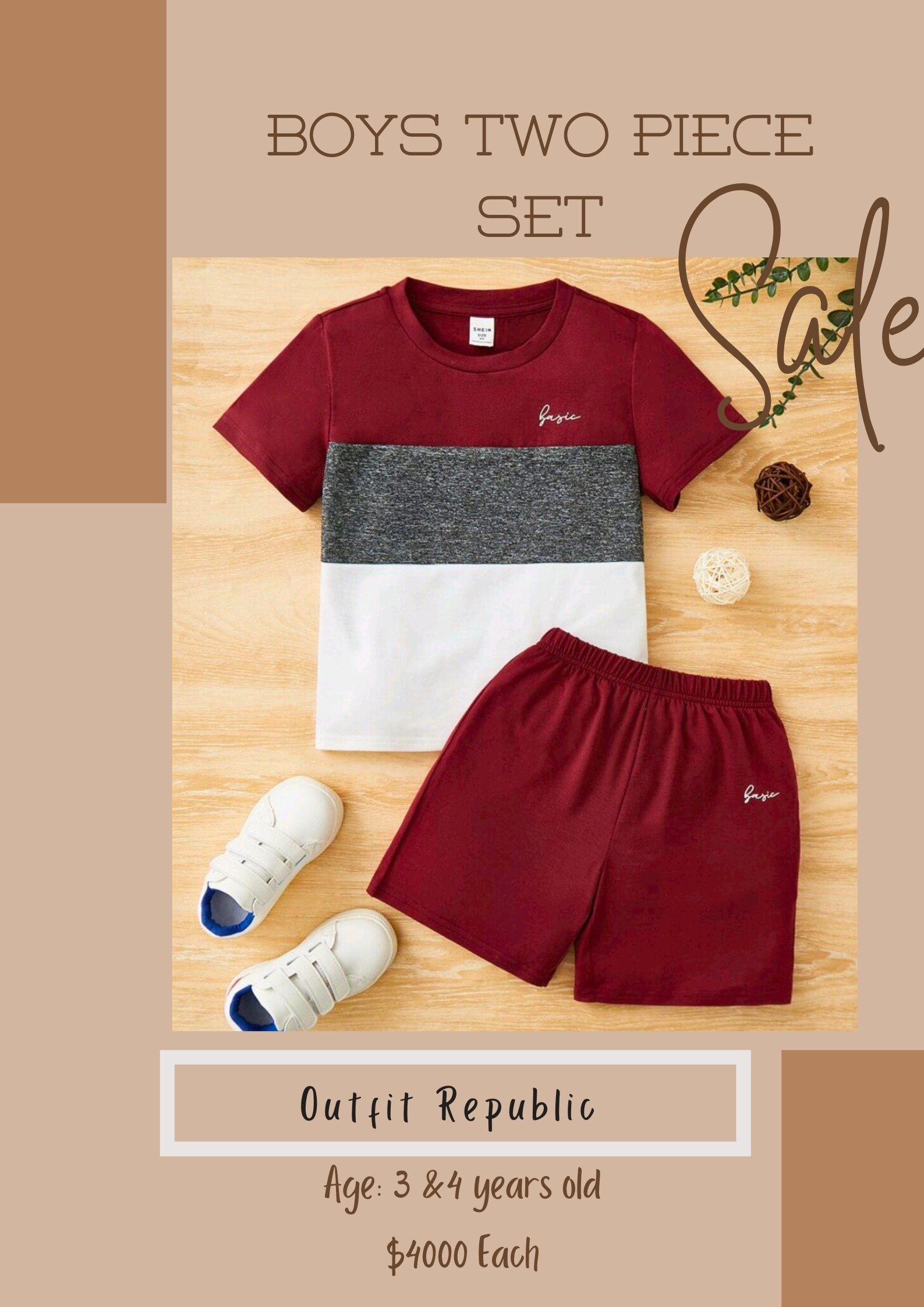 Sprty Boys Two piece