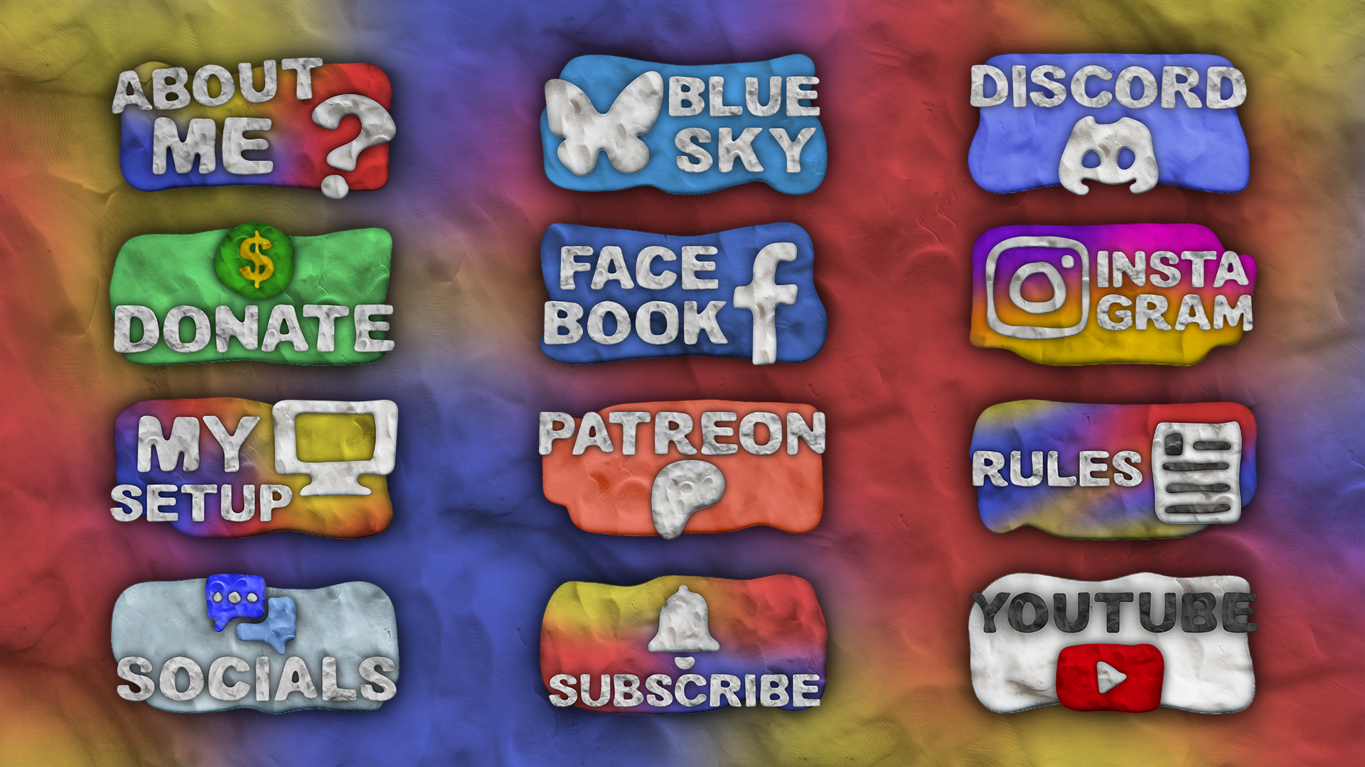 "Claymation" Panels