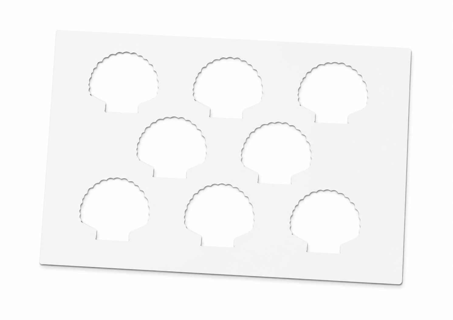 Scallop Pressing Stencil