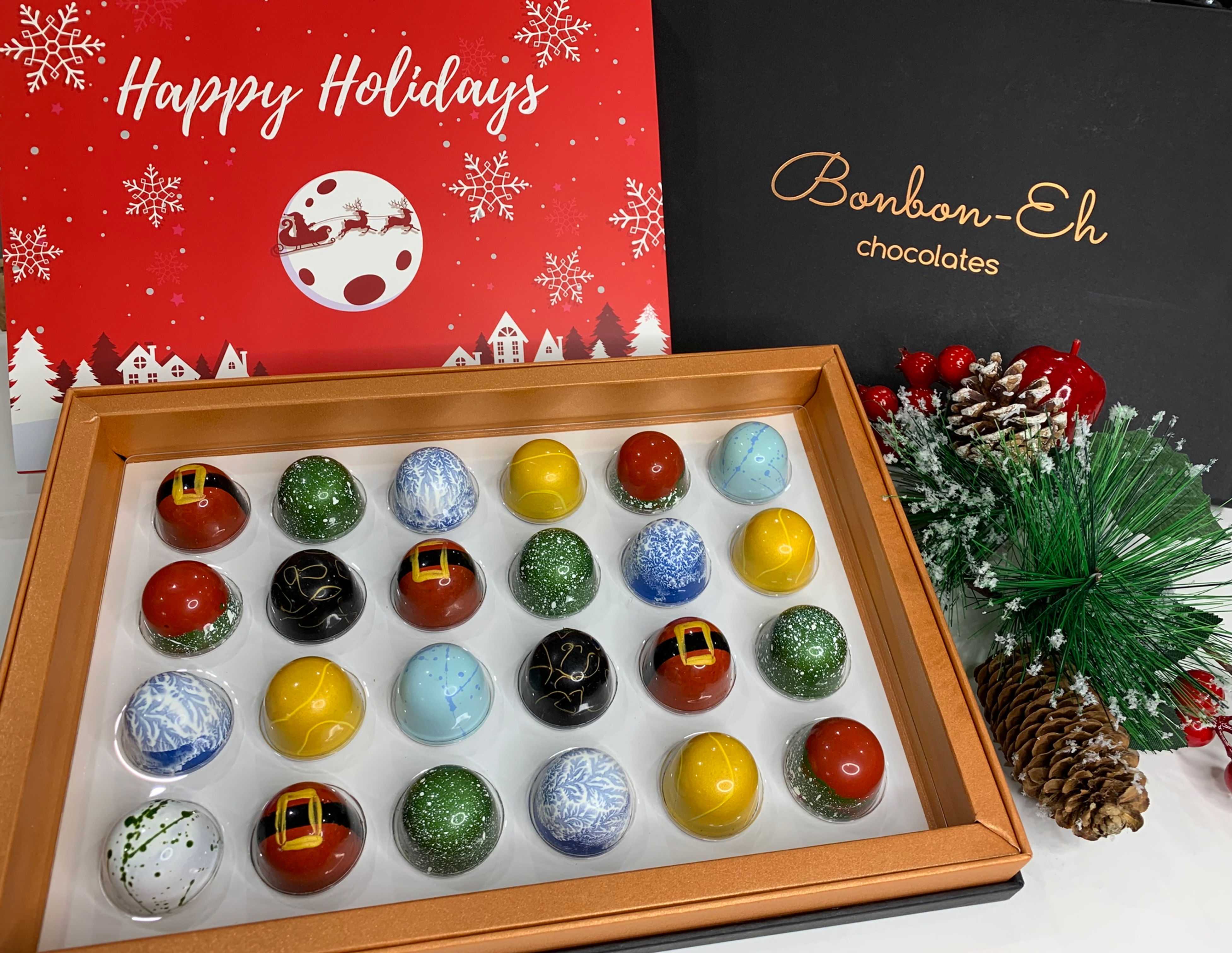 Chocolate Box (24 pieces) with Assorted flavors