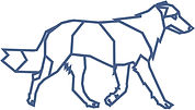 Logo CynoVox en bleu : éducateur canin 93 engage pour le bien-etre du chien