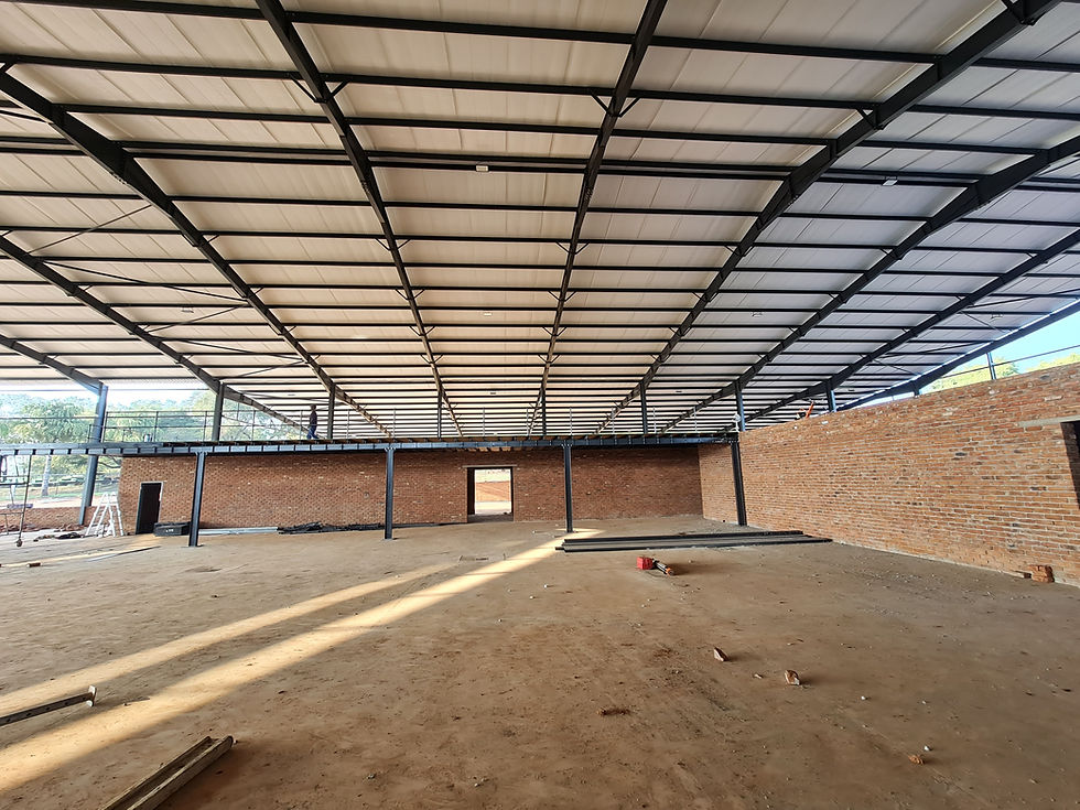 Warehouse under construction