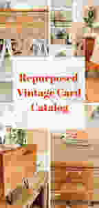 Vintage Repurposed Card Catalog