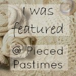 Pieced Pastime Link Party Feature Button