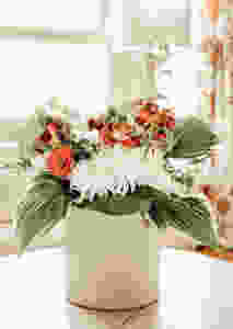 Antique Crock Flower Display