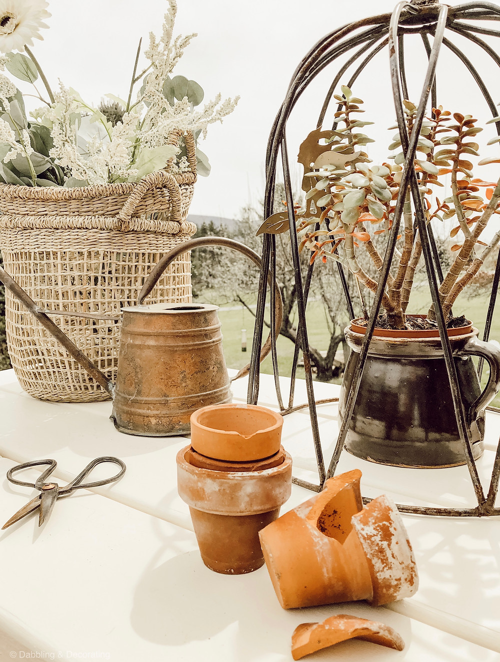 DIY Garden Table