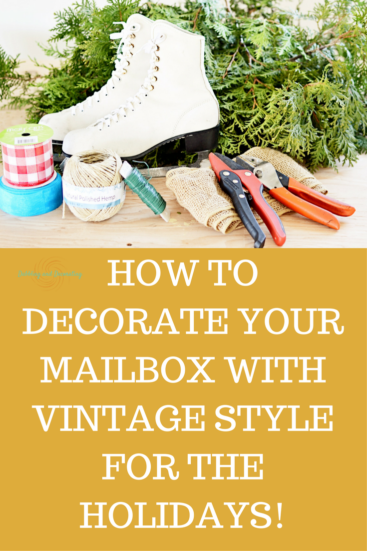 Decorating a Mailbox for the Holidays!