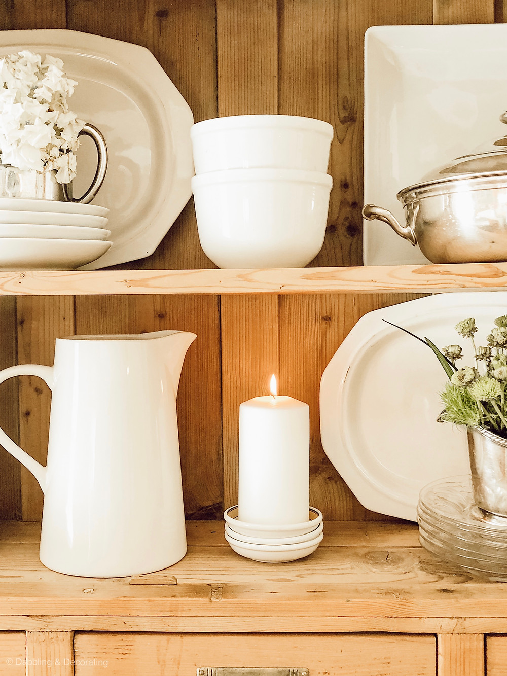 Vintage Hutch Farmhouse Style