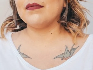 Thumbnail: Sparrow Tattoo Brooch