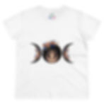 Goddess Women's T-Shirt Pagan Goddess Shirt Moon Flower Casual T-shirt for women