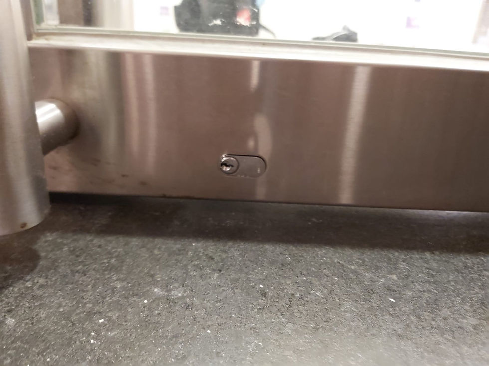 玻璃門鎖(有框)