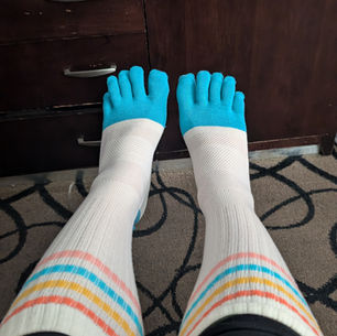 Barefoot Socks: Socks that are good for your feet.
