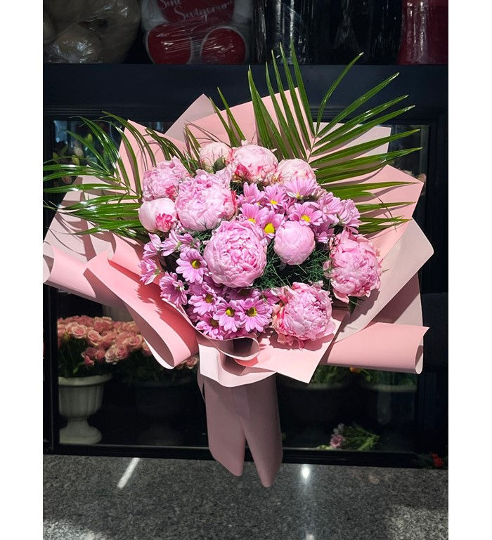 Pembe Şakayık Buketi