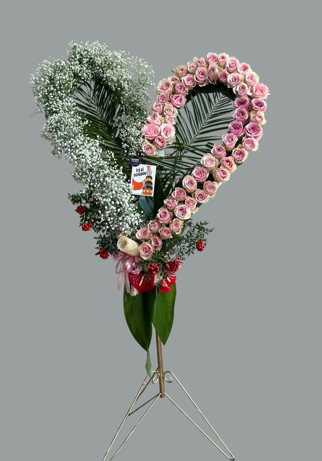 Kalpli Kutlama Çelenk