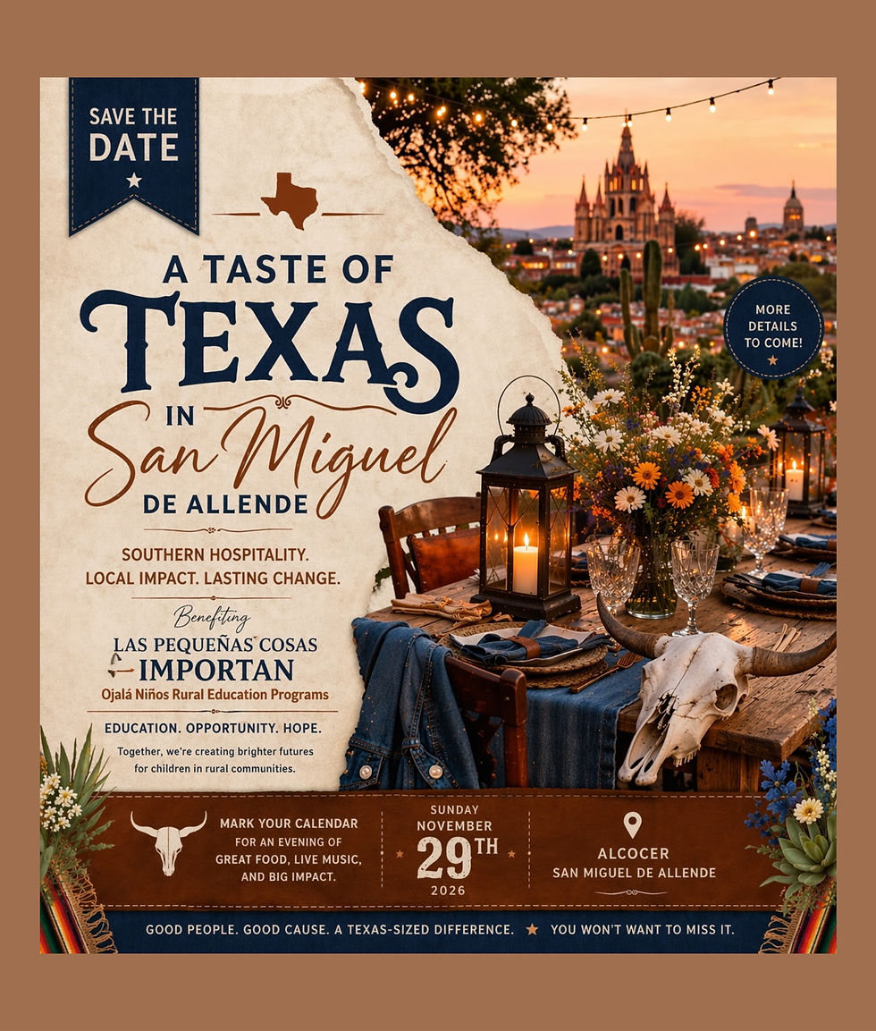 Save the Date: A Taste of Texas in San Miguel de Allende