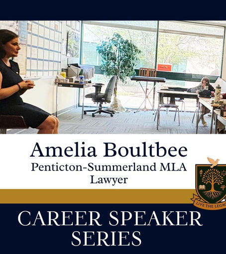 Welcome MLA Amelia Boultbee
