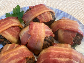 Caillettes with Pork and Swiss Chard