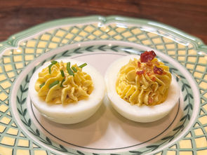 Bacon Horseradish Deviled Eggs