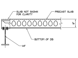 8" Girder Slab Intl. System Bearing on WF Beam S5
