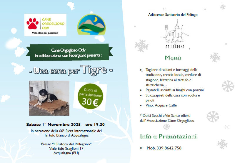 Una cena per Tigre - 01/11/2025