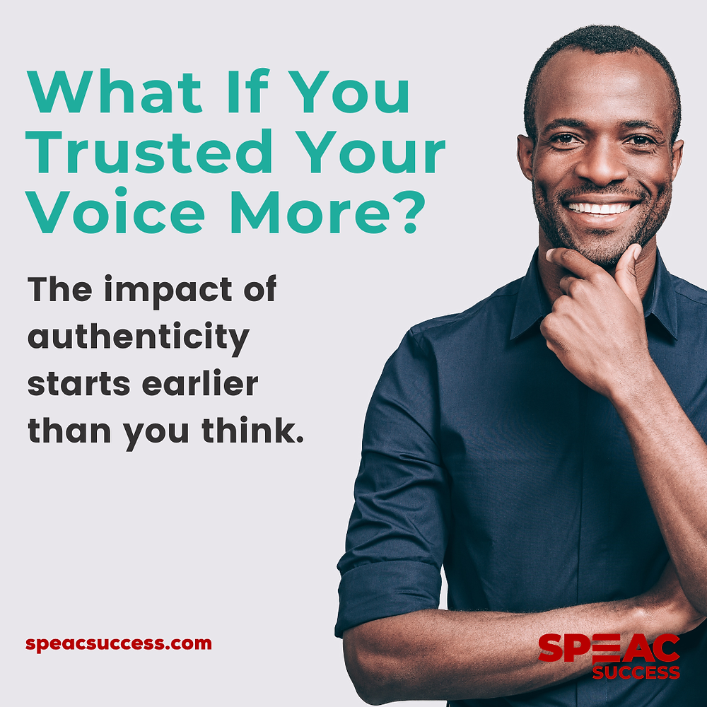 What If You Trusted Your Voice? How to Overcome Public Speaking Fear.