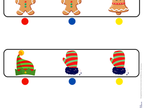 L'intrus de Noël : activité de discrimination visuelle et de catégorisation