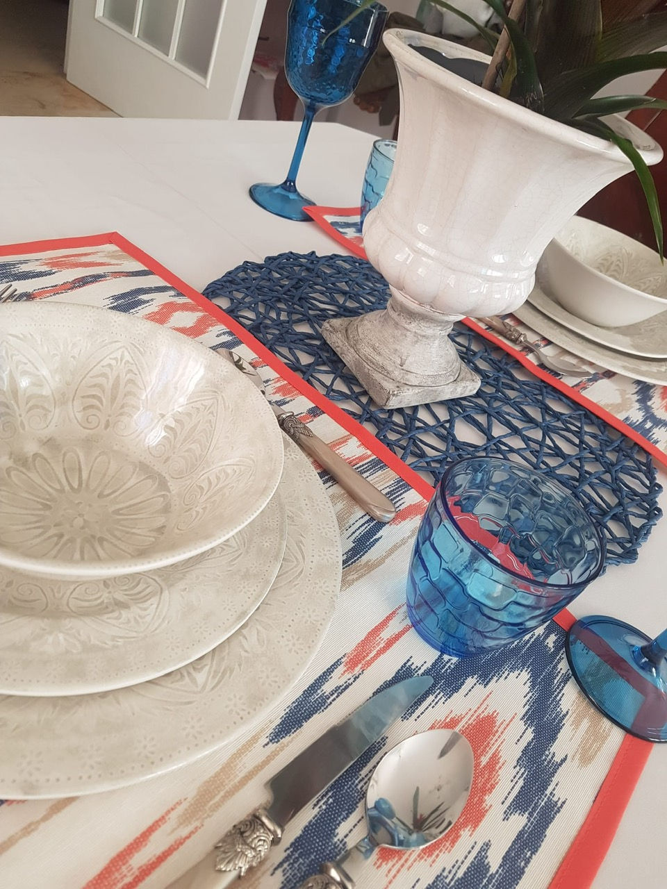 Miniatura: IKAT CORAL-MARINO