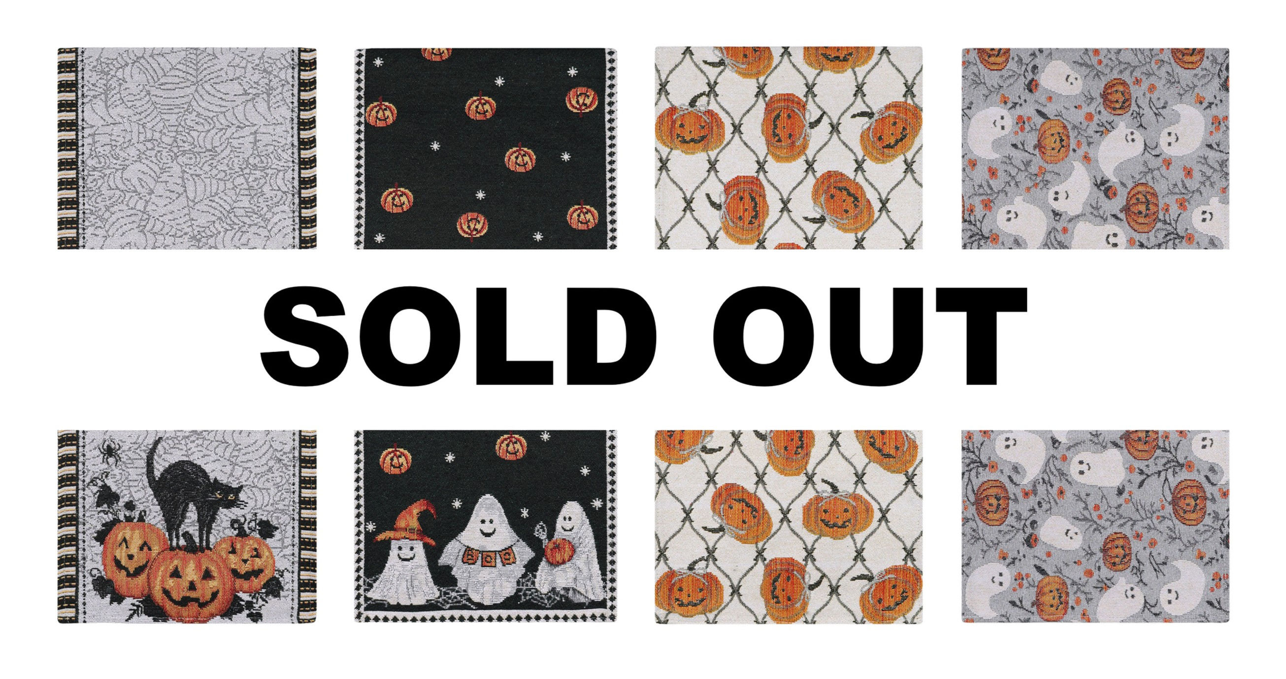 **SOLD OUT** Halloween Tapestry Table Runner 54-Inch