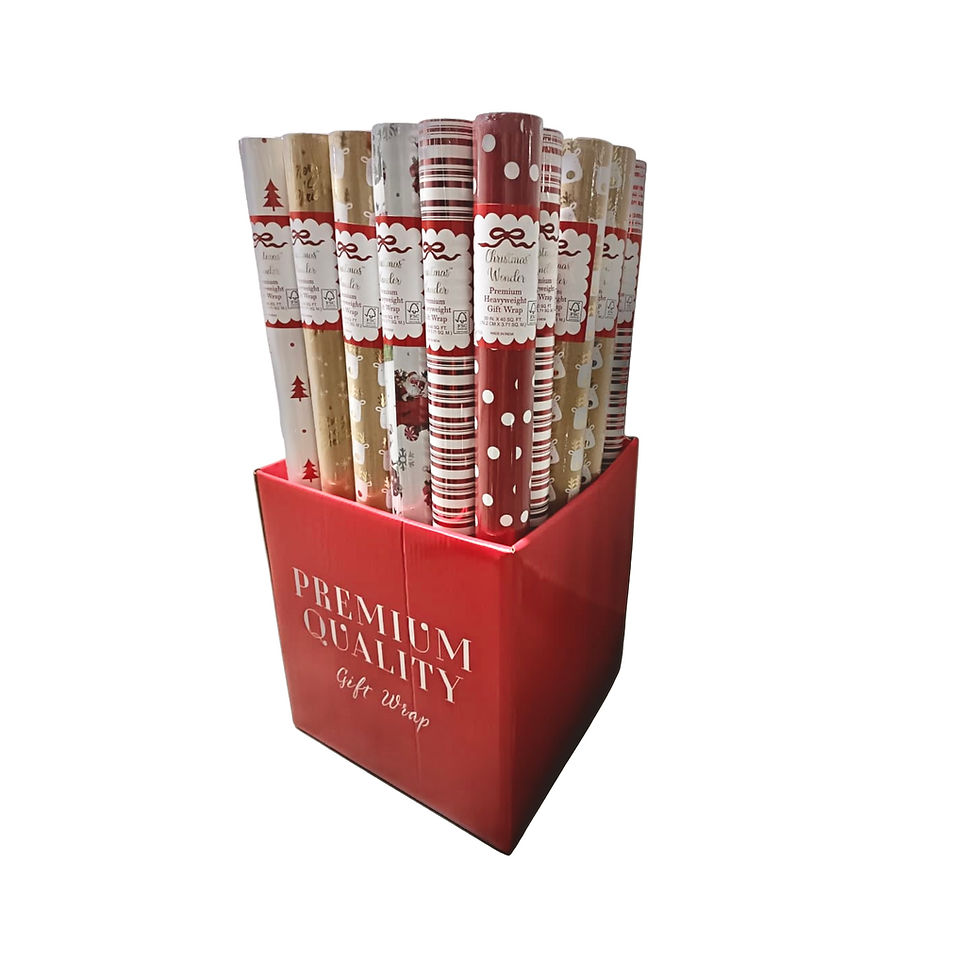 Thumbnail: Premium Christmas Gift Wrap Roll Assortment