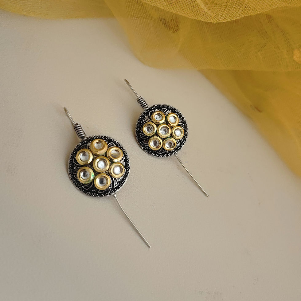 SUHANI Oxidised Fusion Earclips Earcuffs