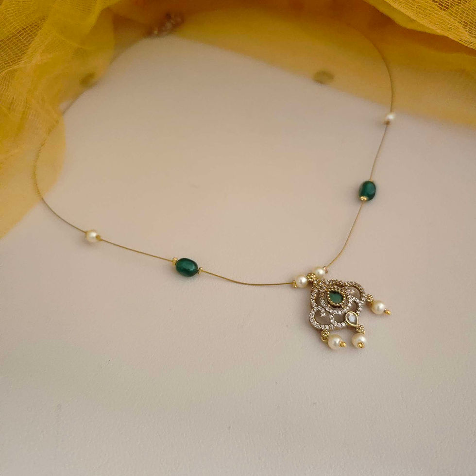 Thumbnail: SHYLA Invisible Victorian Necklace