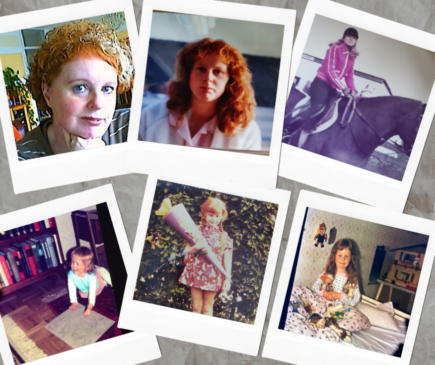 Bilder aus Kindheit und Jugend Collage