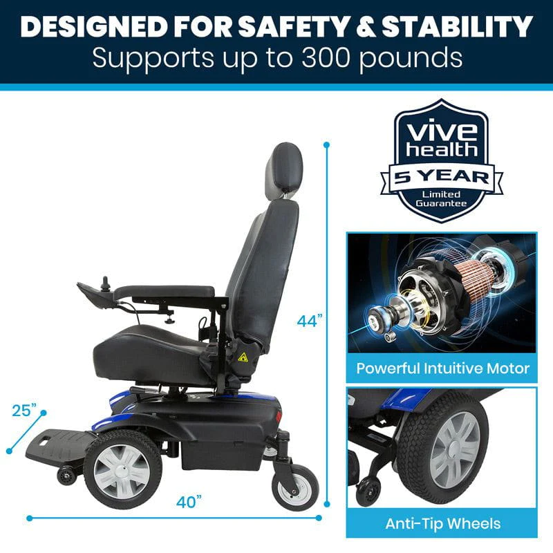 Electric Wheelchair Model V Wheelcare Mobility