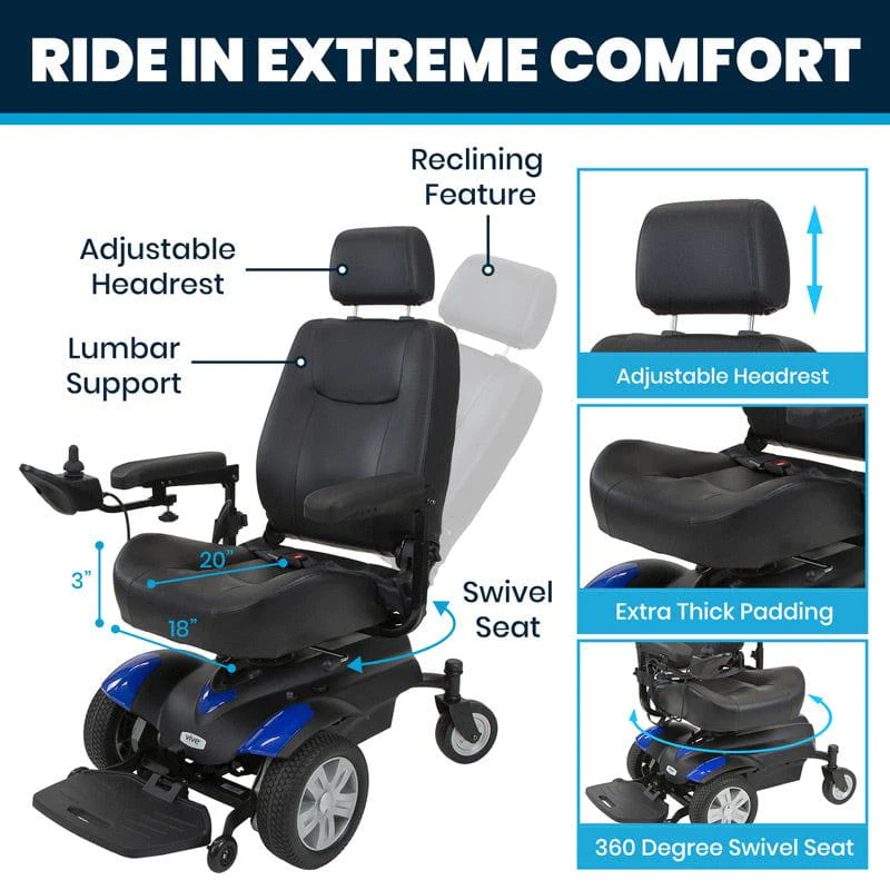 Electric Wheelchair Model V Wheelcare Mobility